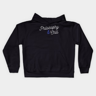 Philosophy and chill Kids Hoodie